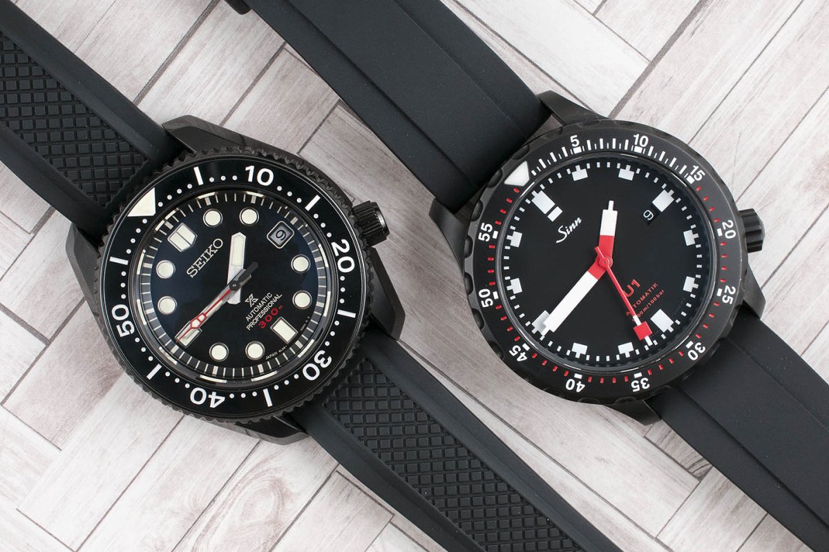 Battle of the Black Dive Watches: Sinn U1 S vs. Seiko Prospex SLA035 MM300 Watch Review (1010.020 vs. Marinemaster 300 SLA035/SBDX033) - StrapHabit