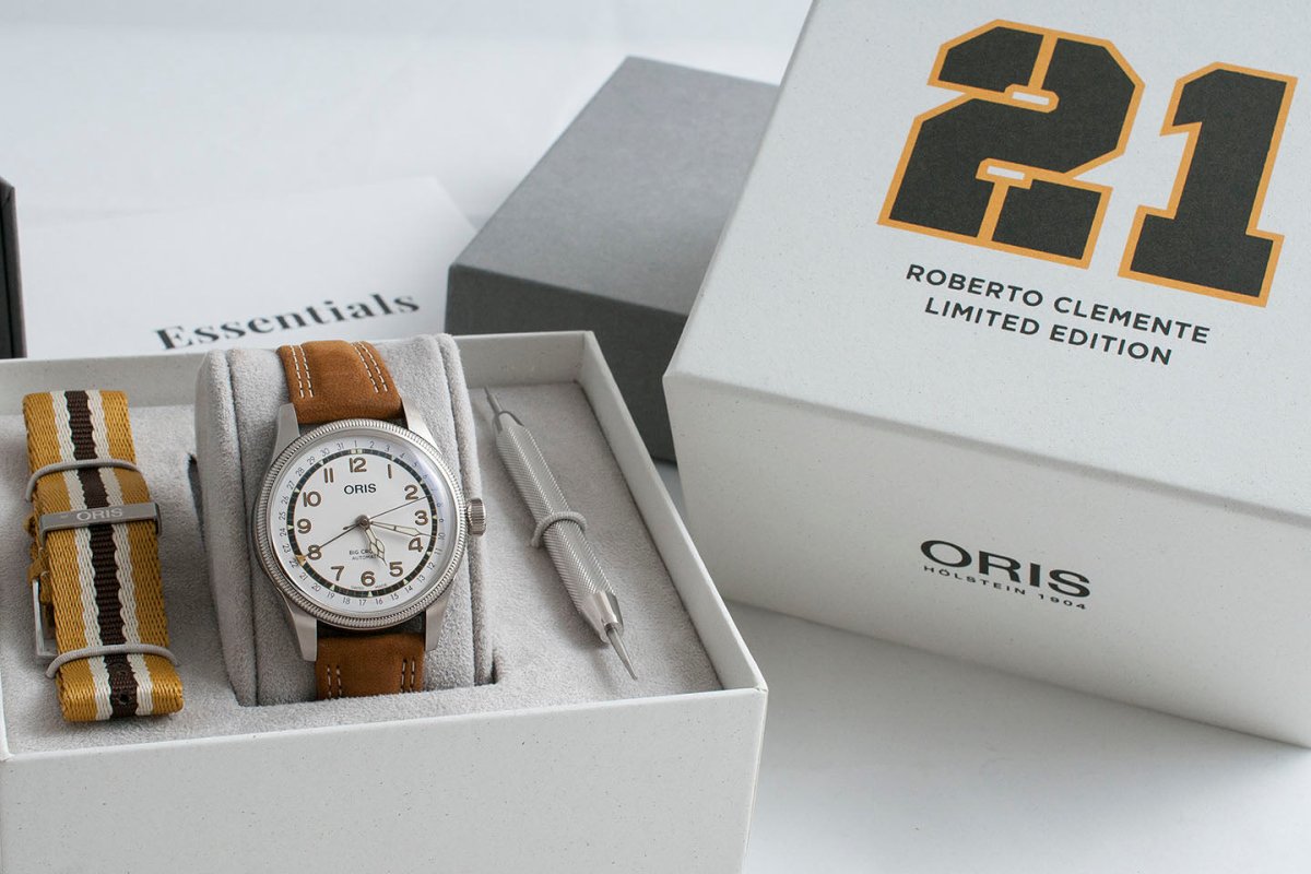 Charity Giveaway and Watch Review! Win an Oris Roberto Clemente Limited Edition Big Crown Pointer Date for Supporting Movember - StrapHabit