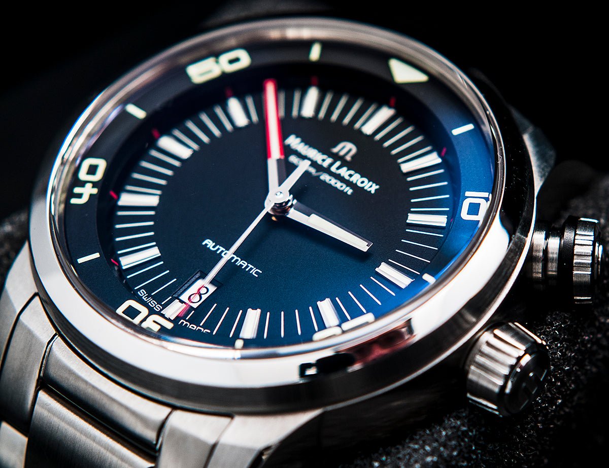 Maurice Lacroix Pontos S Diver Watch Review (PT 6248) - An Underrated Twin-Crown Diver - StrapHabit
