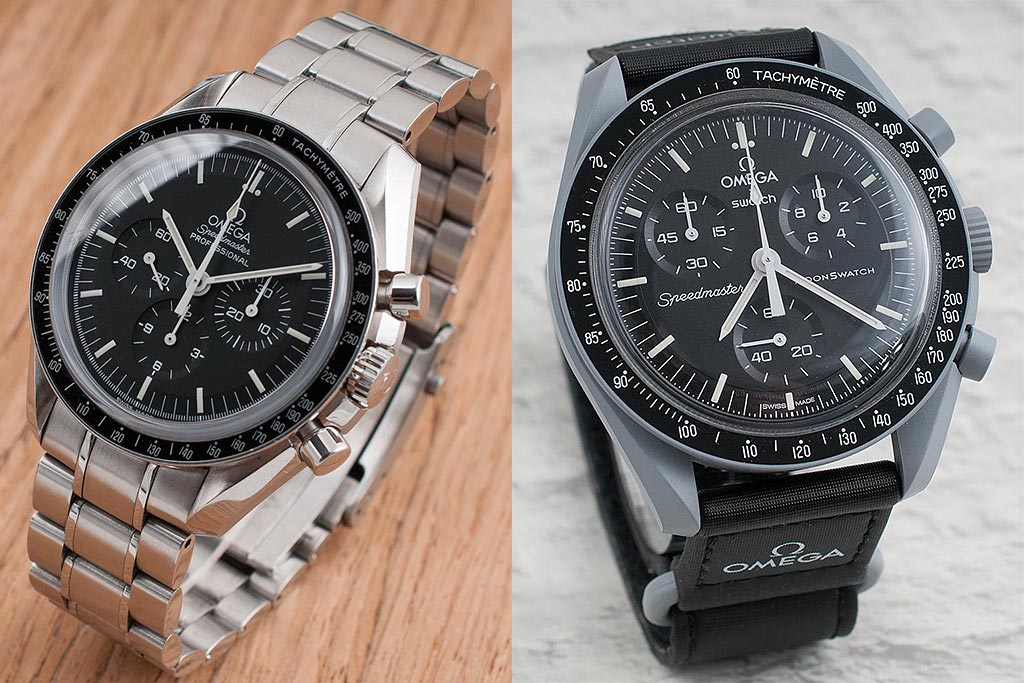 Omega Speedmaster Professional vs. Swatch Moonswatch Watch Review - StrapHabit