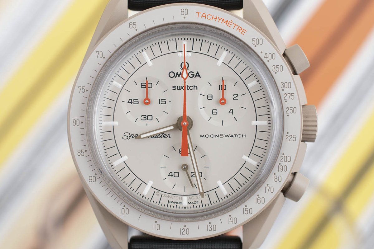 Omega x Swatch Moonswatch Mission to Jupiter Watch Review SO33C100 - StrapHabit