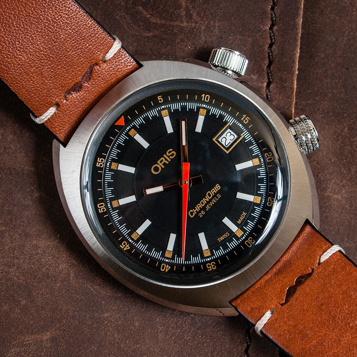 Oris Chronoris Movember Edition Watch Review - (01 733 7737 4034) - StrapHabit