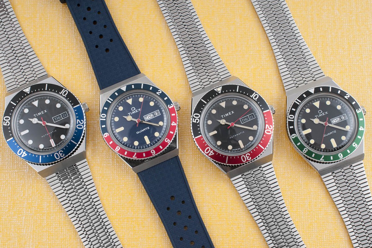 Q Timex 38mm Reissue vs. Timex M79 Automatic Watch Review - StrapHabit
