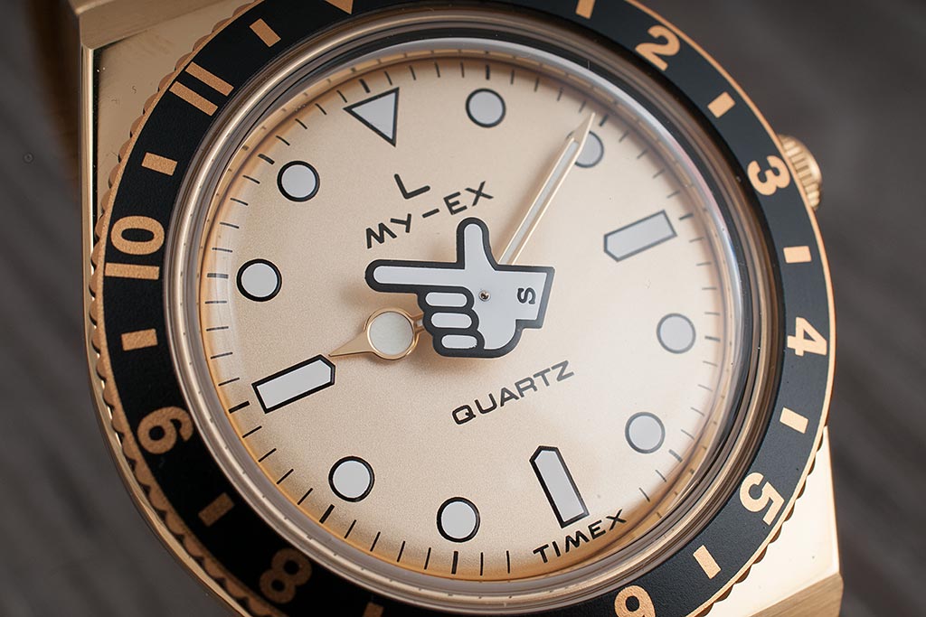 Q Timex x seconde/seconde/ Loser 38mm Gold Dial Watch Review - TW2W70700 - StrapHabit