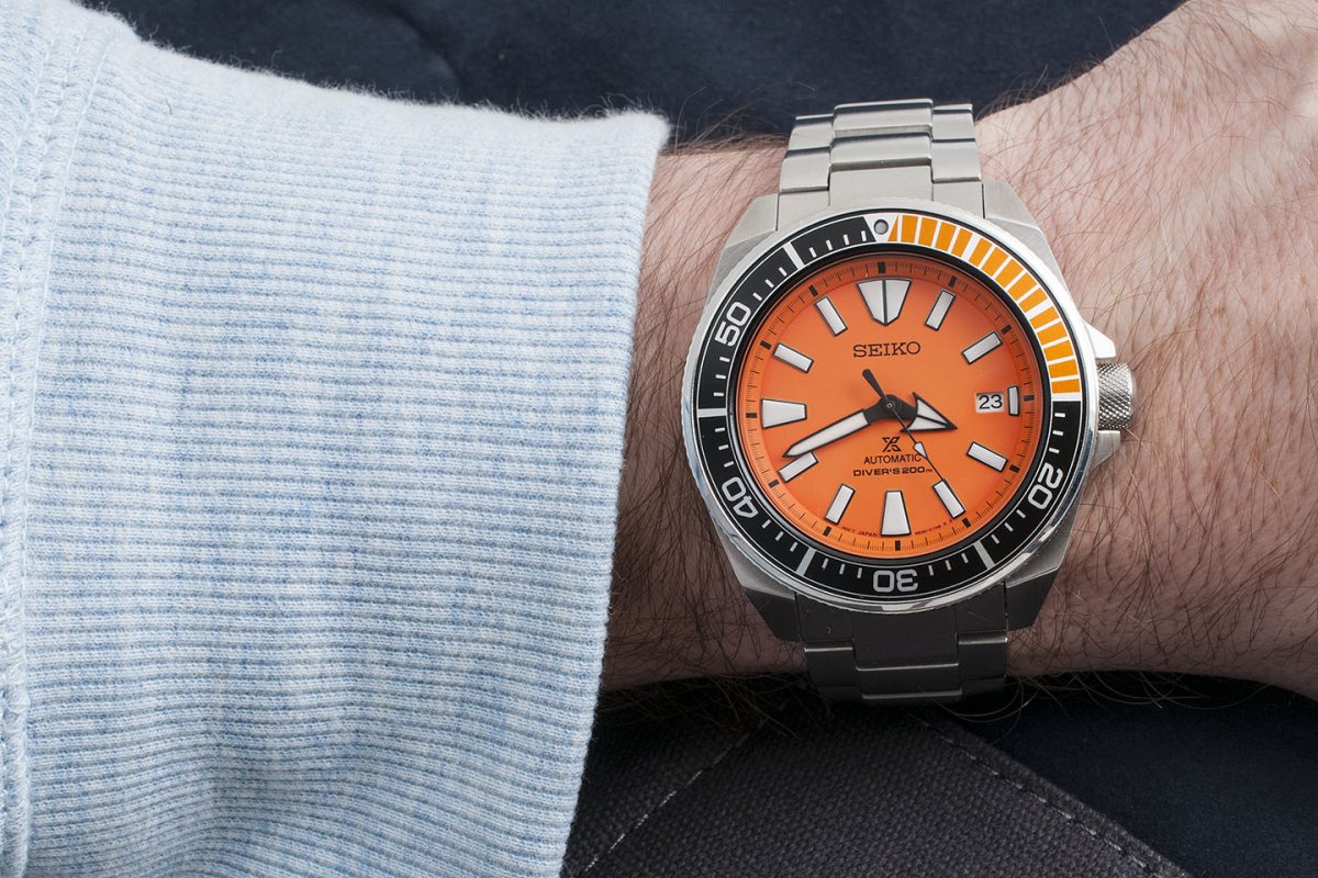 Seiko Prospex SRPC07 (SRPB97) - The Orange Samurai Watch Review - StrapHabit