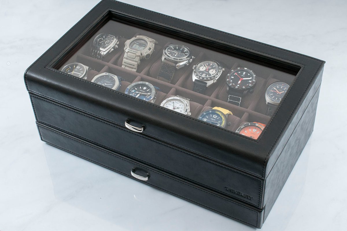 Tawbury Bayswater 12 Slot Watch Box Review - StrapHabit