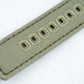 Canvas quick release watch strap band green 20mm 22mm