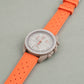 Tropical retro vintage replacement watch strap band FKM rubber tropic 19mm 20mm 21mm 22mm orange monswatch jupiter mission omega swatch