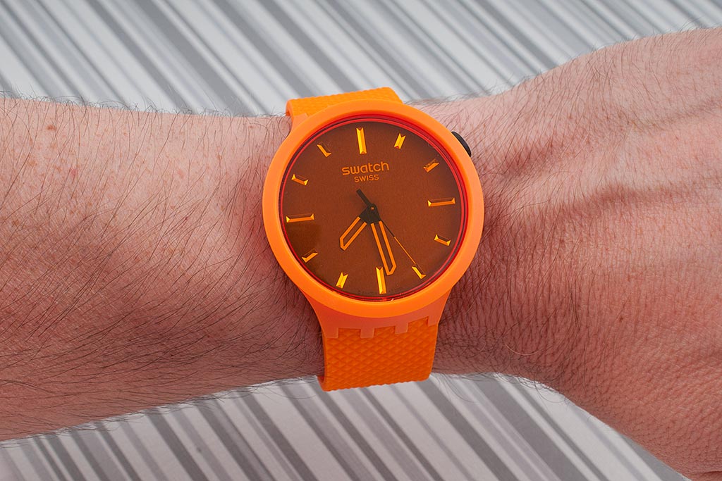 Swatch Crushing Orange Watch Review - SB05O102