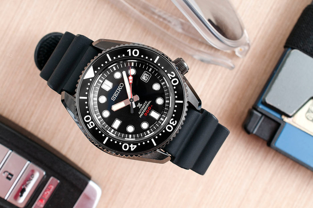 Seiko Prospex Black Series Limited Edition "MarineMaster 300" Watch Review - SBDX033 SLA035
