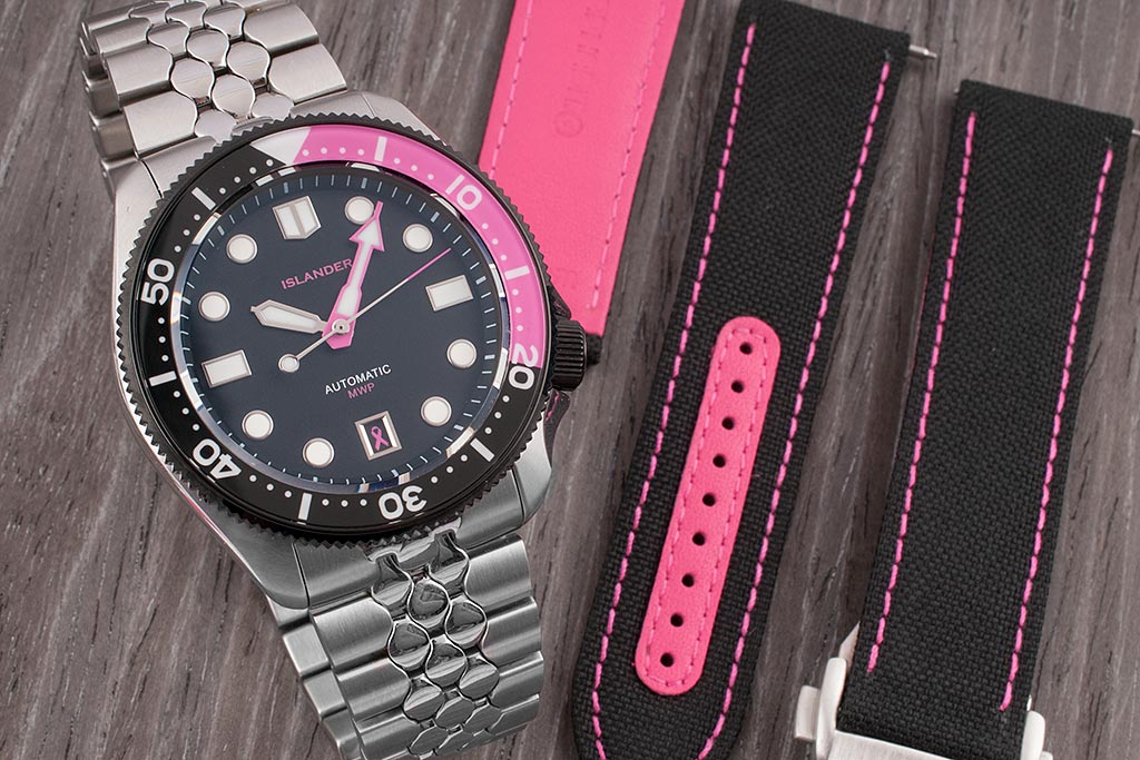 How We Designed The Islander x StrapHabit x Brodinkee Men Wear Pink Charity Watch