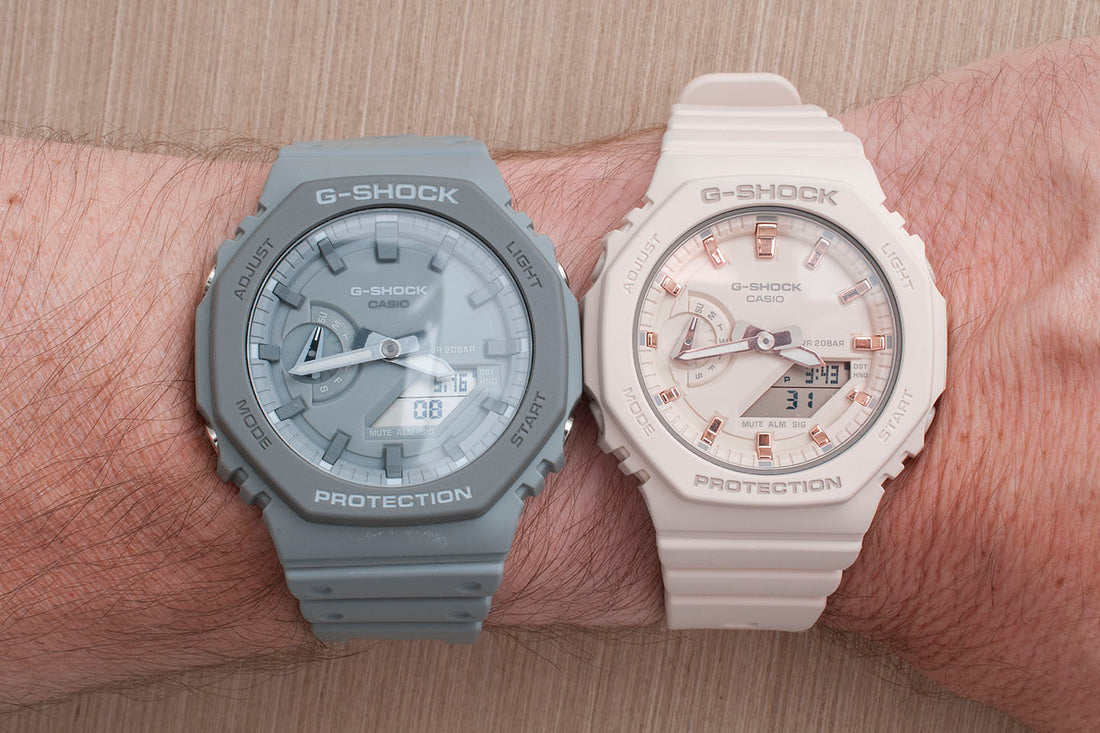 Original vs. Midsize "Casioak" Watches: Is the GMAS Only For Women? - Casio G-Shock GAMAS2100 vs. GA2100 Watch Review