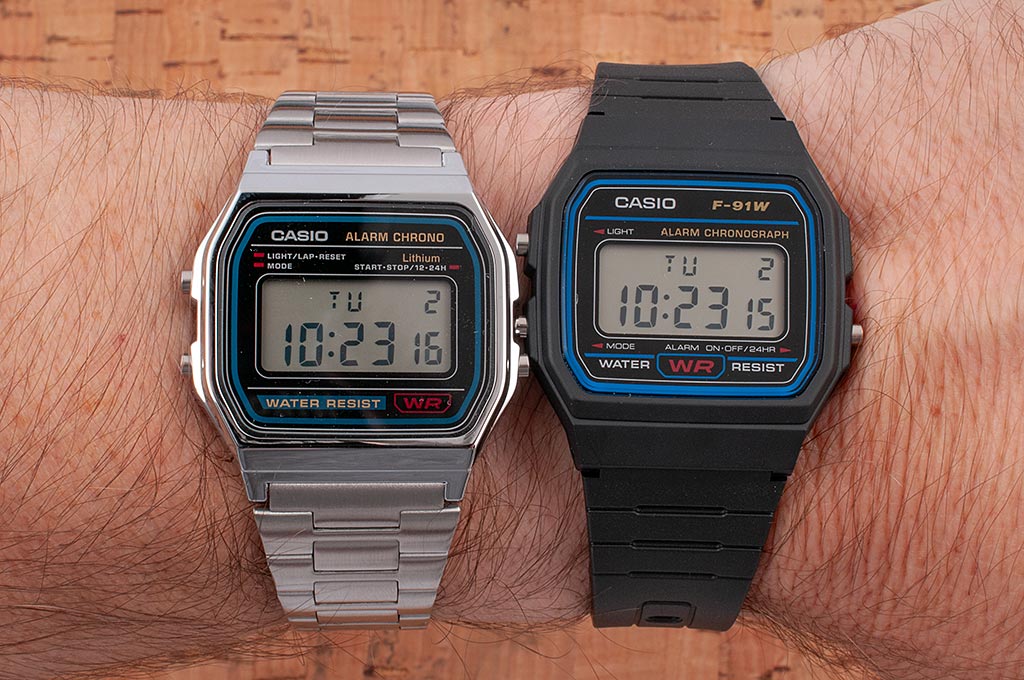 Casio F91W vs. A158 Watch Review. What's the Difference?
