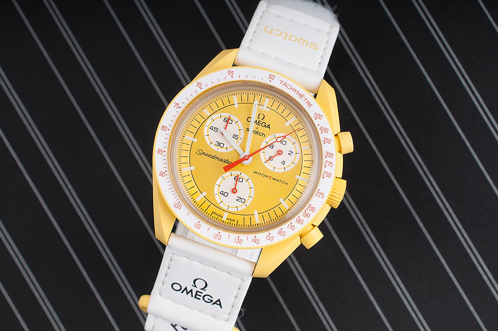 Omega x Swatch Moonswatch Mission to the Sun Watch Review SO33J100 - StrapHabit