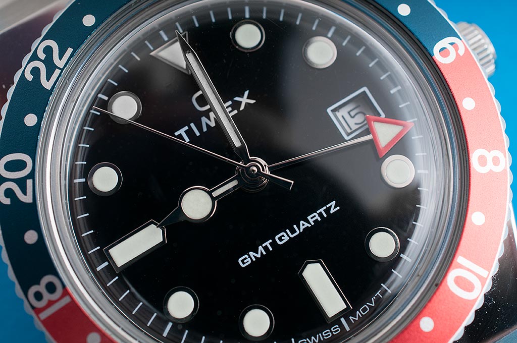 Q Timex GMT Pepsi 38mm Watch Review (TW2V38000) - StrapHabit