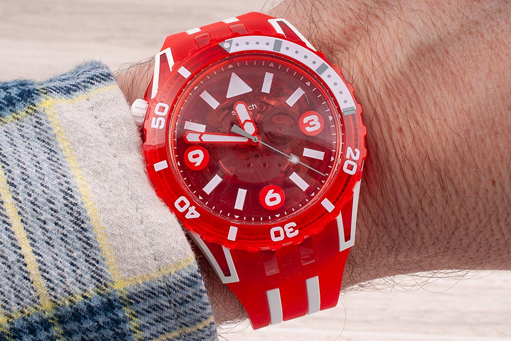 Swatch Scubaqua Lion's Mane Dive Watch Review - SSCU09R100