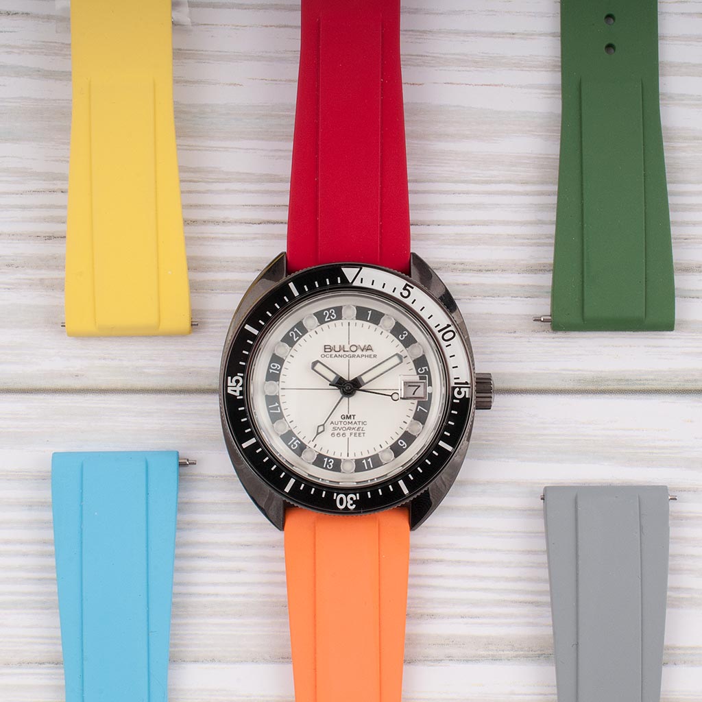 Best Graham Ruber Straps Leather Watch Straps - StrapHabit