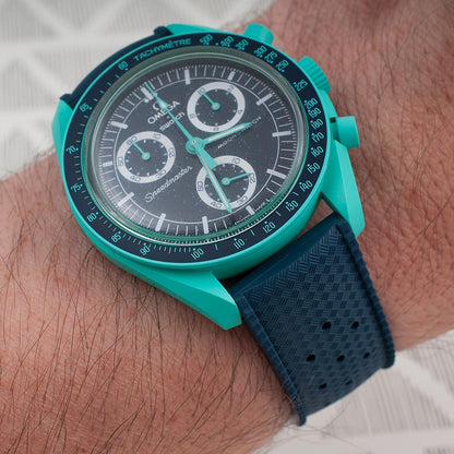 Tropical Retro Style FKM Rubber Quick Release Watch Straps