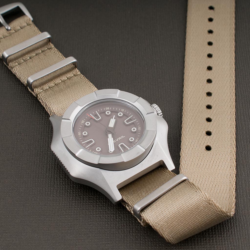 Seat Belt Pass Through Military Style Watch Straps