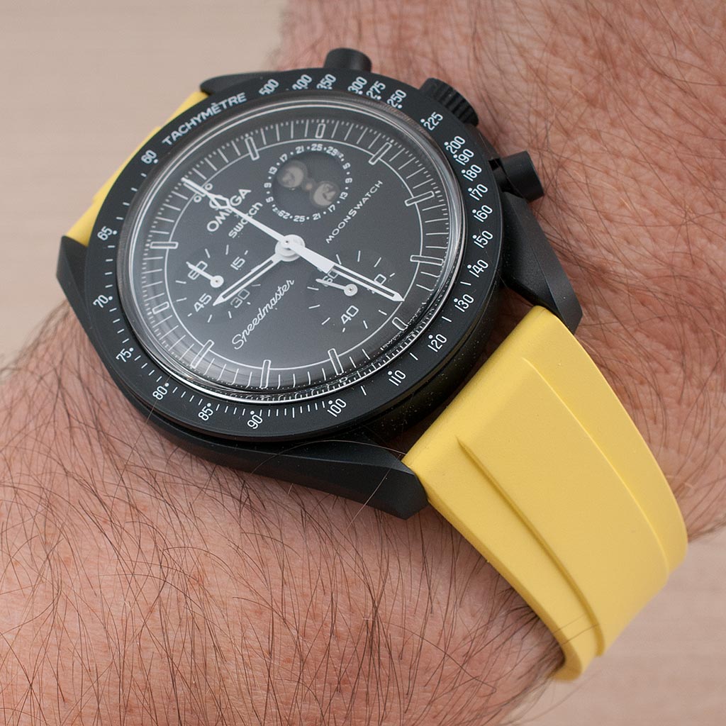 Deployant FKM Rubber Quick Release Watch Straps