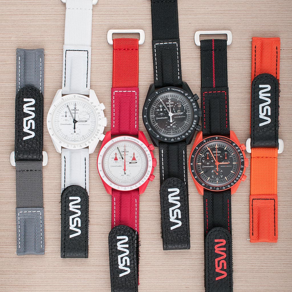 Lunar Hook and Loop Elastic Watch Straps