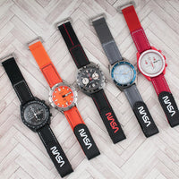 Lunar Hook and Loop Elastic Watch Straps