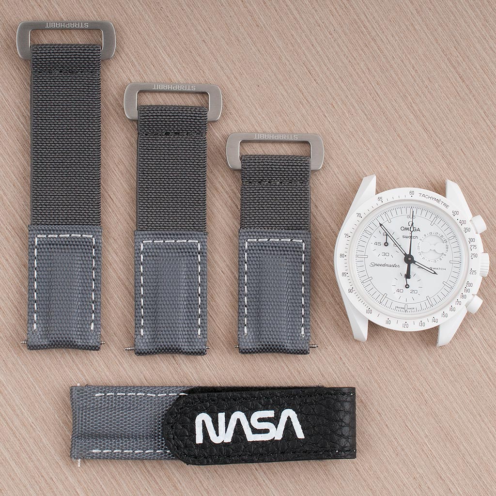 Lunar Hook and Loop Elastic Watch Straps