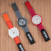 Lunar Hook and Loop Elastic Watch Straps