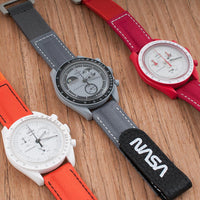 Lunar Hook and Loop Elastic Watch Straps