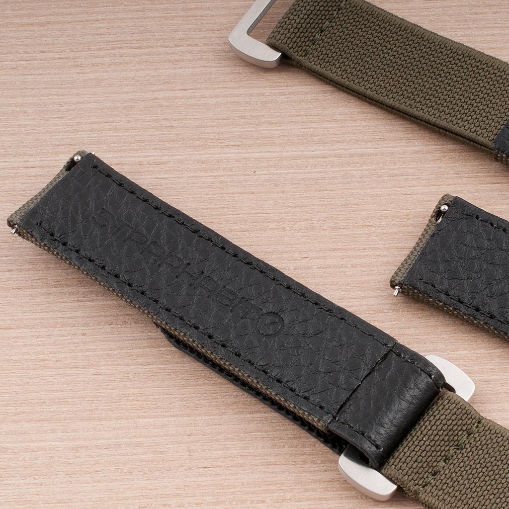 Hook and Loop Elastic Quick Release Watch Straps