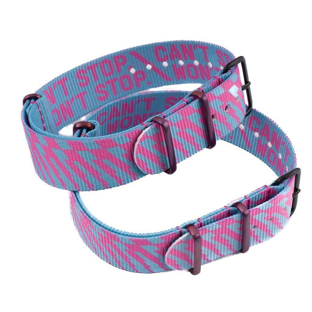 Ride to Conquer Cancer 2026 Nylon Watch Strap - StrapHabit
