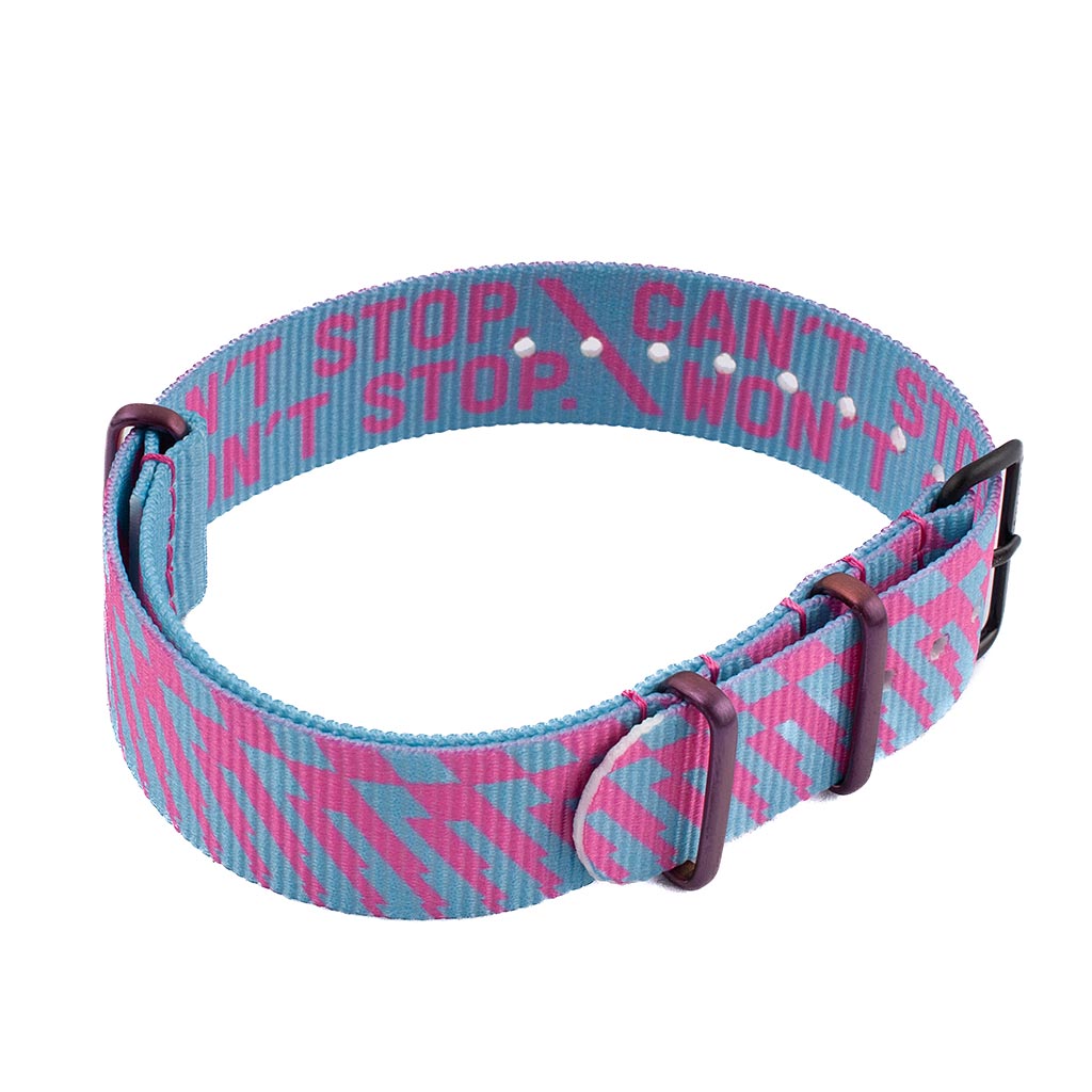 Ride to Conquer Cancer 2026 Nylon Watch Strap - StrapHabit