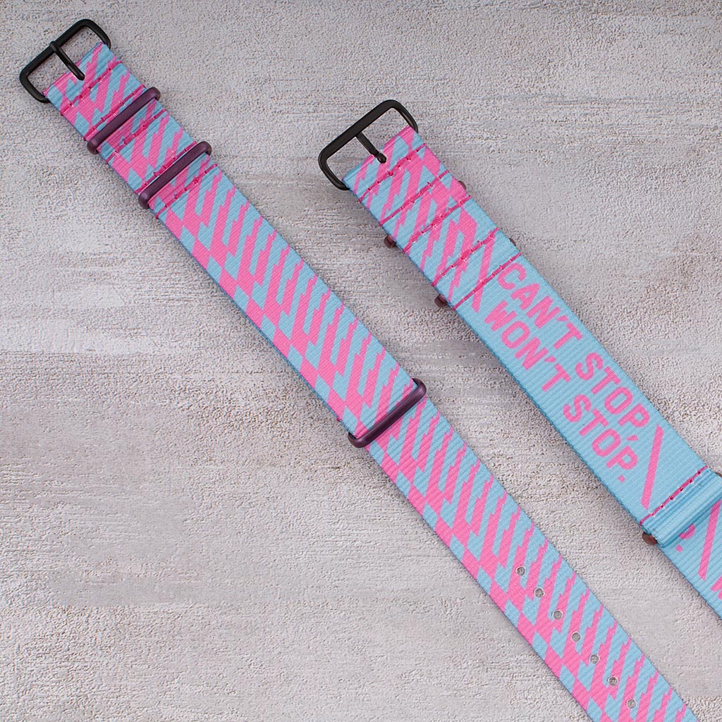 Ride to Conquer Cancer 2026 Nylon Watch Strap - StrapHabit