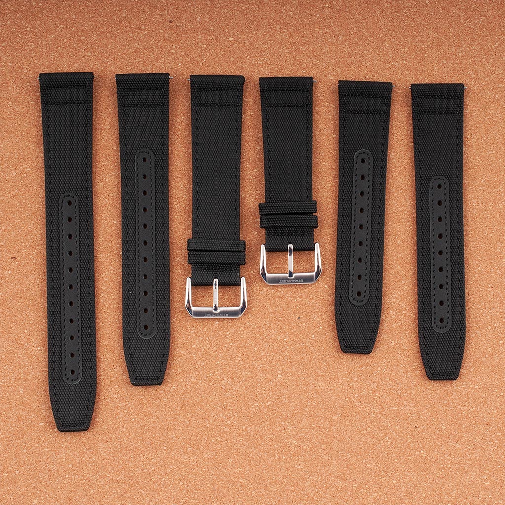 Extra Long Premium Sailcloth Quick Release Watch Straps