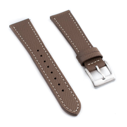 Full Grain Leather Epsom Style Quick Release Watch Straps