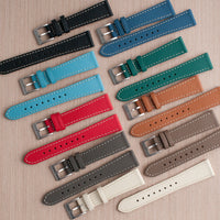 Epsom Style Leather Quick Release Watch Straps