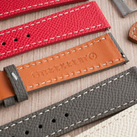 Epsom Style Leather Quick Release Watch Straps