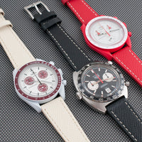 Epsom Style Leather Quick Release Watch Straps