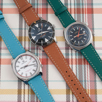 Epsom Style Leather Quick Release Watch Straps