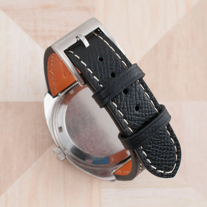 Full Grain Leather Epsom Style Quick Release Watch Straps