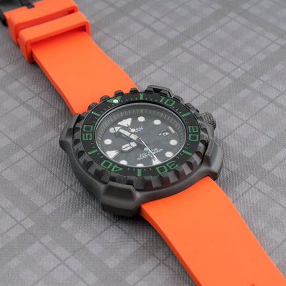 Smooth FKM Rubber Quick Release Watch Straps