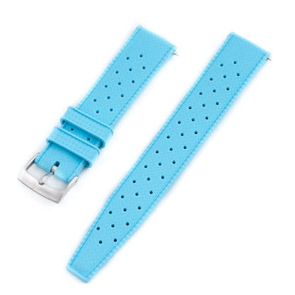 Tropical Retro Style FKM Rubber Quick Release Watch Straps