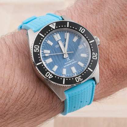 Tropical Retro Style FKM Rubber Quick Release Watch Straps