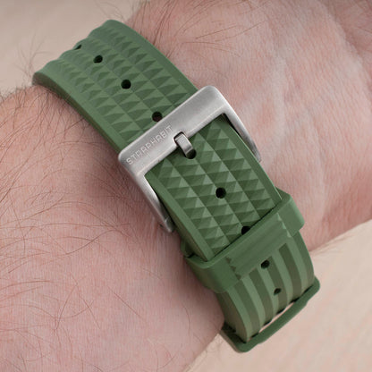 Waffle FKM Rubber Quick Release Watch Straps