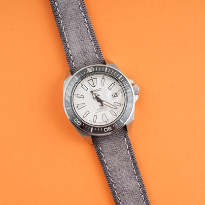 Distressed Canvas and Leather Quick Release Watch Straps