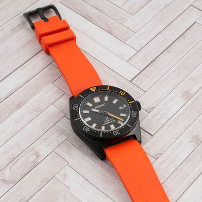 Smooth FKM Rubber Quick Release Watch Straps