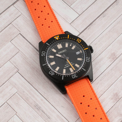 Tropical Retro Style FKM Rubber Quick Release Watch Straps