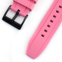 Brodinkee x StrapHabit Men Wear Pink 2023 Ridge FKM Rubber Quick Release Watch Straps