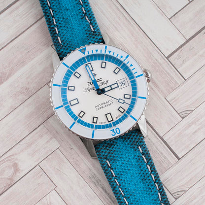 Distressed Canvas and Leather Quick Release Watch Straps