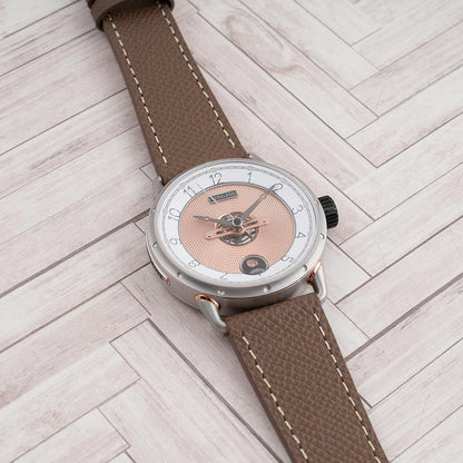 Full Grain Leather Epsom Style Quick Release Watch Straps